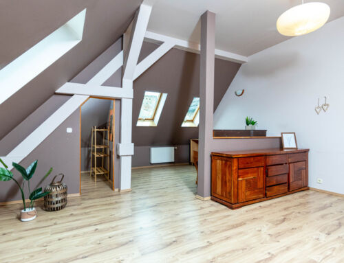 Mieszkania na poddaszu.