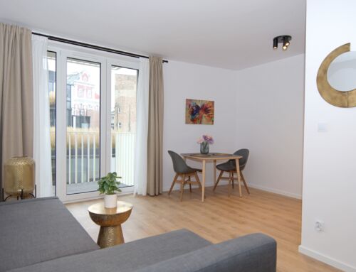 Nowa kawalerka na wynajem, balkon, Garbary, Poznań.