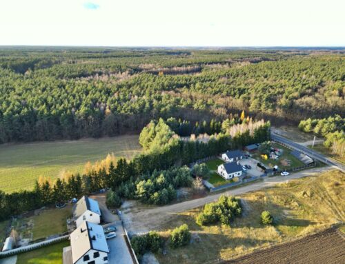 Działka budowlana 1119 m2, pod lasem, Lipki, Rakowo.